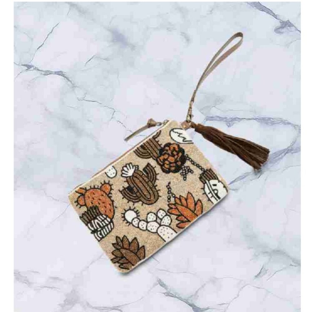 Shyanne Womens Western Style Cactus Clutch